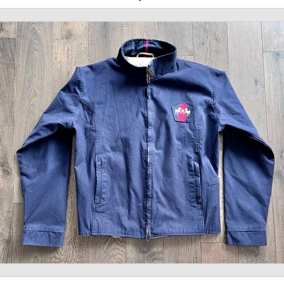 Equine Couture Regatta Jacket, Size XL, Navy, Full Zip Stretch Mid Show Riding - Picture 1 of 6